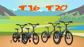 Vídeo de Bicicleta Infantil Groove T16 Aro 16 Camuflada