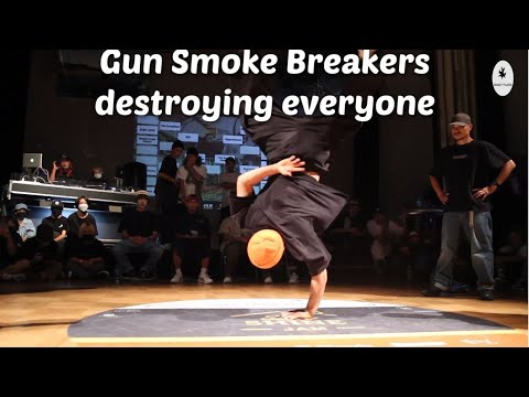 Gun Smoke Breakers DESTOYING the opposition. Japan's all-rounded crew going crazy at Sunshine Jam
