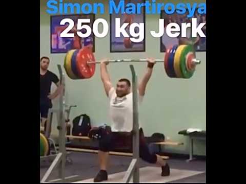 Simon Martirosyan (109) 250 kg jerk