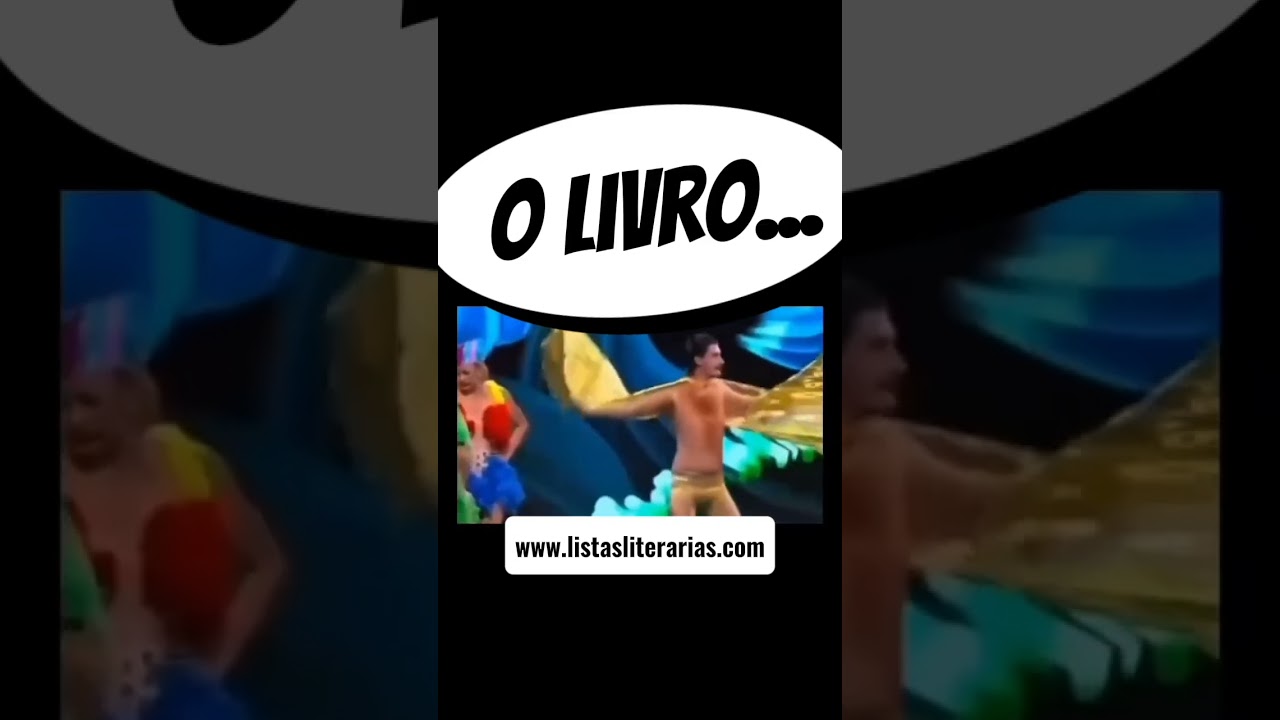 A propaganda do livro...