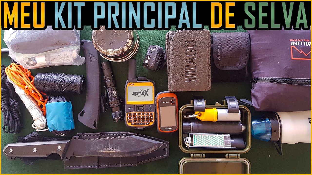 Meu Kit Principal de Selva #sobrevivência