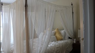 DIY: How to make a canopy bed under $40