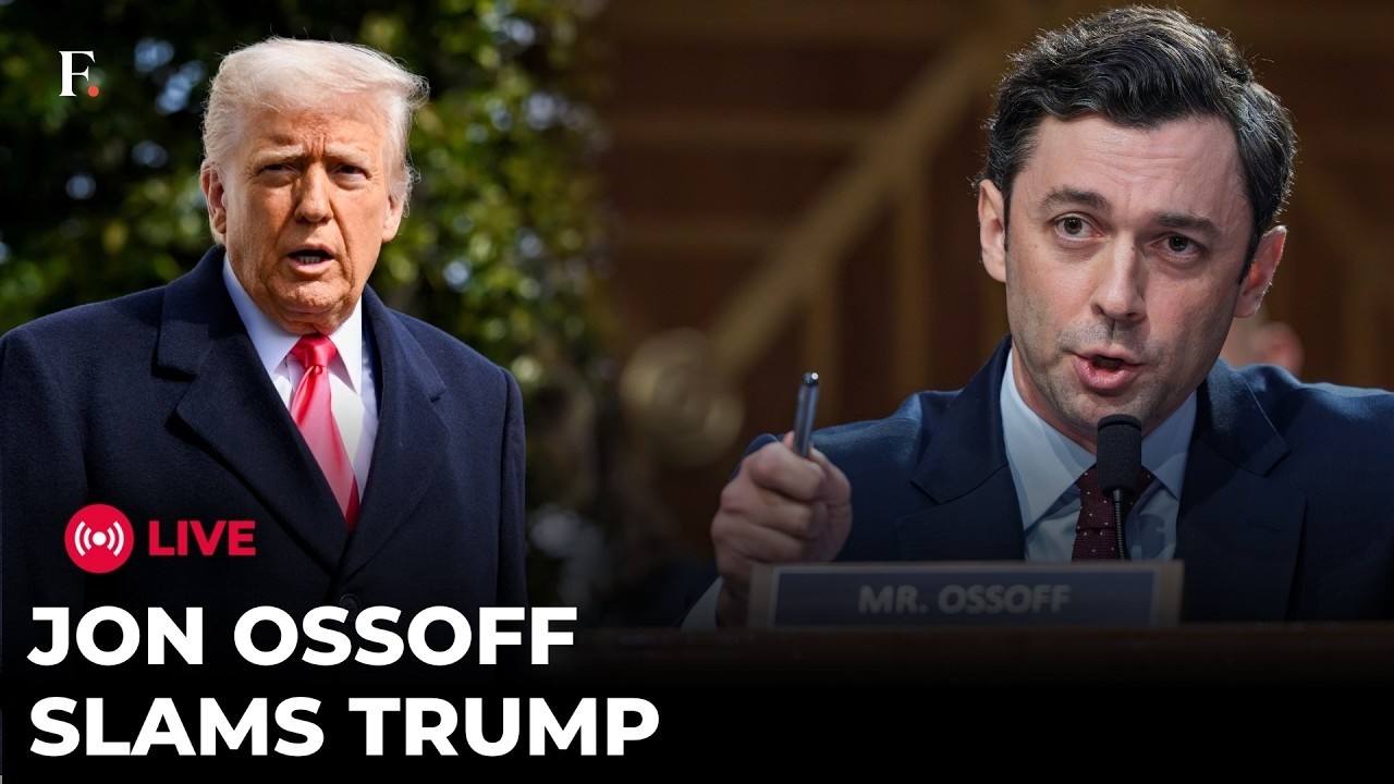 LIVE | 'Cruel, Arrogant and Incompetent': Jon Ossoff's Fiery Attack on Trump | US NEWS