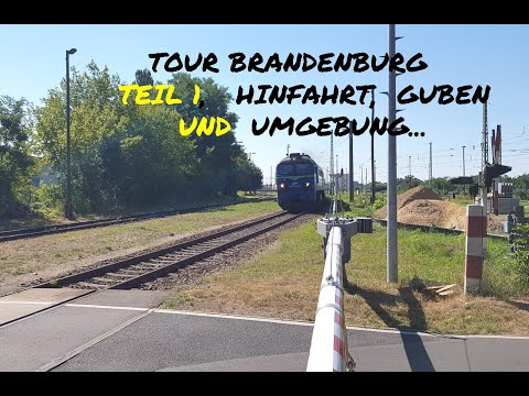 Jens im Einsatz, Tour nach Brandenburg in 3 Tagen, Teil 1..Hinfahrt, Umgebung in Guben.