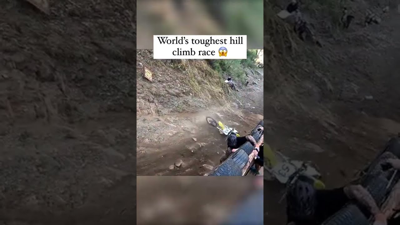 World’s toughest hill climb race 😳