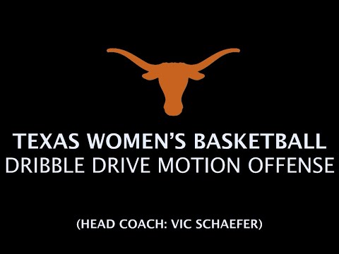 Texas Women's Basketball (2021-22 Season): Dribble Drive Motion Offense