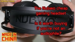 Nubwo - budget gaming headset.  Worth your money?