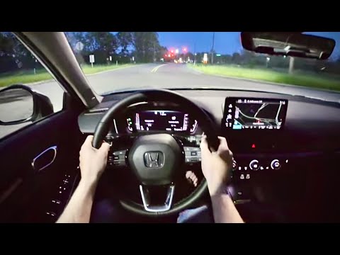 2022 Honda Civic Touring - POV Night Drive (Binaural Audio)