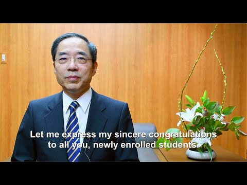 2020年秋大学院入学式祝辞動画