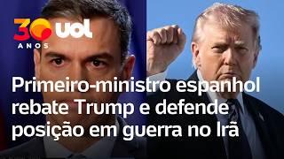 Primeiro-ministro espanhol rebate Trump e defende decisão de não ceder bases aéreas para os EUA