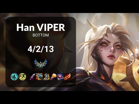 Han Viper Kai'Sa vs Senna BOTTOM - KR CHALLENGER Patch 15.12
