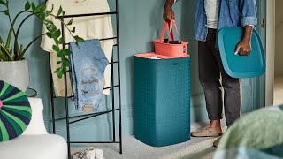 Tota Pop 60L Laundry Separation Basket - Coral - Clearance
