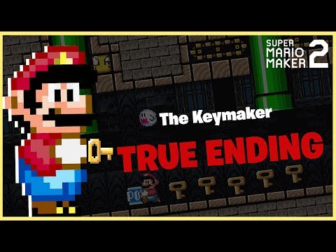 Super Mario Maker 2 - The Key Maker True Ending Tutorial