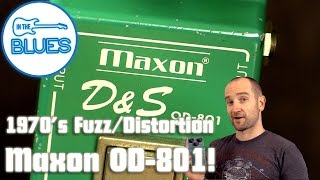Video thumbnail for 1970's Maxon D&S OD-801 Fuzz/Distortion Pedal by intheblues