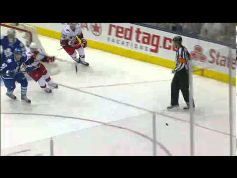 Lupul's Beautiful End to End 4-3 Goal - Maple Leafs vs. Hurricanes - Mar/28/2013