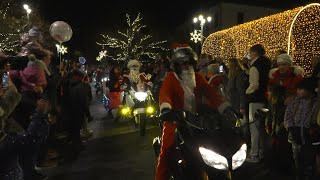 Akcióban a motoros mikulások