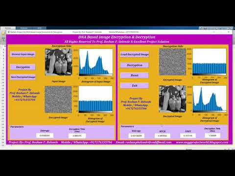 Dna Based Image Encryption Decryption Using Matlab Project Source Code