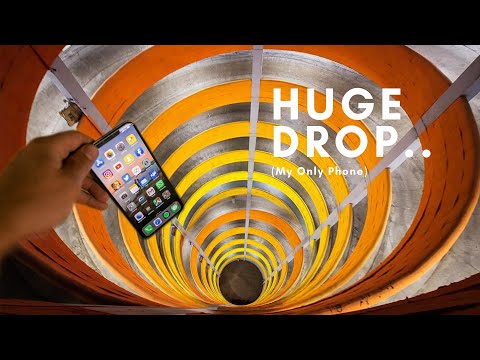 WILL IT SURVIVE?! - Dropping An iPhone XS Max From 200 feet