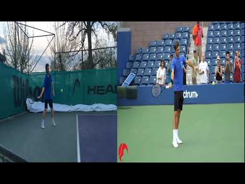 Roger Federer Forehand Slow Motion 2019   Fluid Relaxation 2