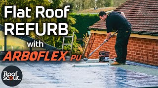 How To Install A Liquid Overlay System On A Flat Roof (Arboflex PU)