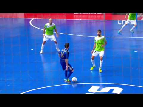 Gol Rivillos (2-0) en el Movistar Inter - Palma Futsal. 1Div, J22