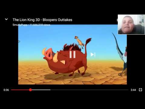 watching the lion king 3d bloopers