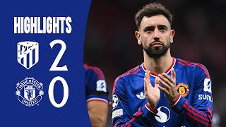 Atletico de Madrid 2-0 Man Utd | Highlights