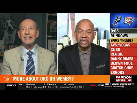 Pardon the Interruption | Refs cheated to help OKC win! - Michael Wilbon on Thunder beat Spurs Gm 5