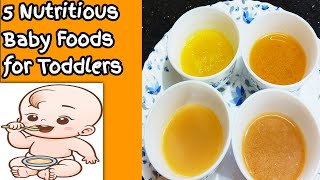 Nutritious Baby Foods For Toddlers | Meals that Help in Treating Upset Stomach of Babies