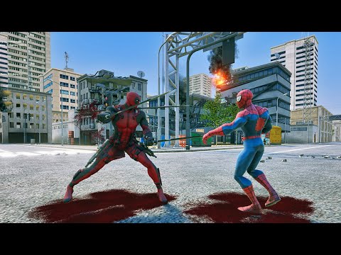 1v1 SPIDER MAN vs  DEADPOOL | Ultimate Epic Battle Simulator | UEBS