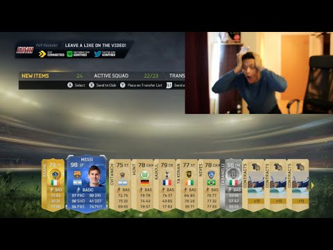 TOTY MESSI IN A PACK OMFG!!!! FIFA 15