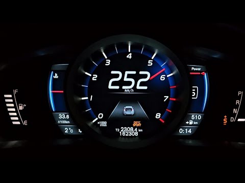2013 Volvo V40 T5 Acceleration 0-250km/h