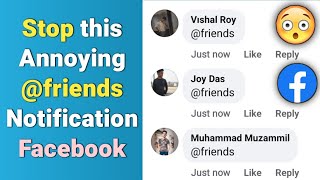 How to stop @friends tag on facebook | Disable @everyone on Facebook | Turn off @friends @everyone