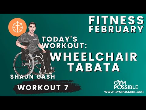 Fitness February| Wheelchair Tabata 2| WORKOUT 7
