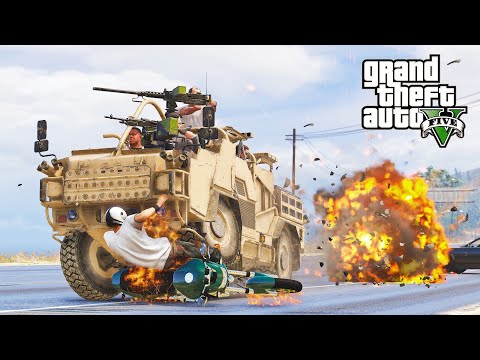 GTA 5 HIGH SPEED JACKAL MWMIK TRUCK CRASHES COMPILATIONS POLICE CHASE - DESTRUCTION