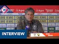 ADO-trainer Ruud Brood over ontmoeting met Ajax: 'Niet op voorhand in slachtofferrol gaan zitten'