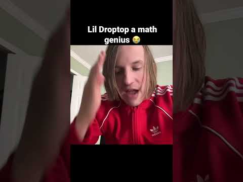 Lil Droptop a math genius 😭