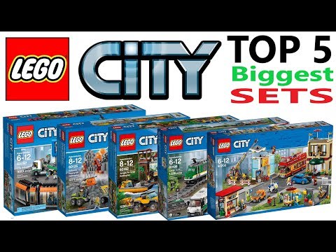 Lego City Top 5 Biggest Sets of all Time - Lego Speed Build Review