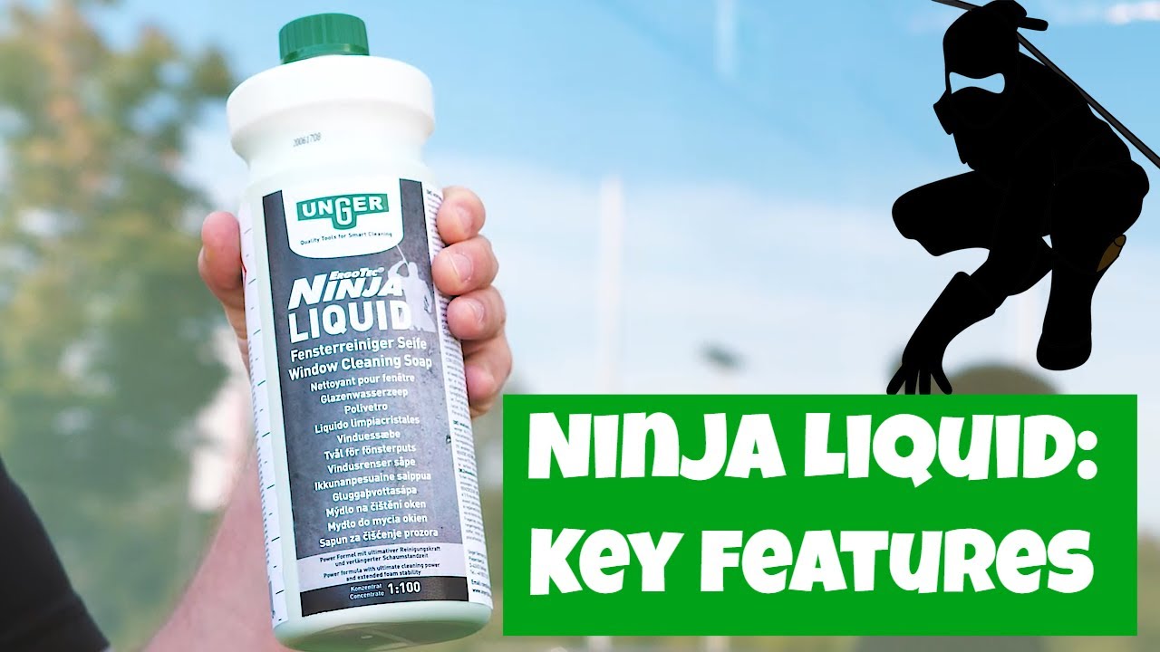 Video: Unger Ninja Liquid Fensterreinigungs-Seife FR10S 1l Video: Unger Ninja Liquid Fensterreinigungs-Seife FR10S 1l