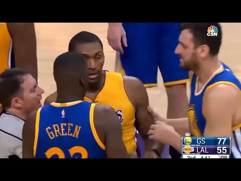 Draymond Green vs Metta World Peace [Ron Artest]