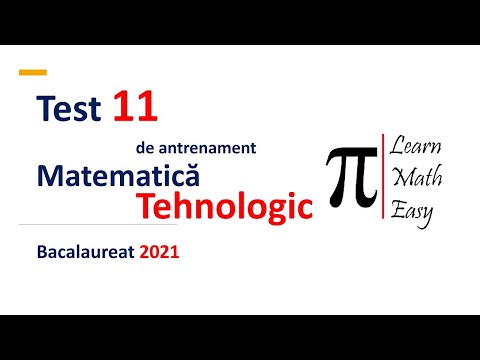 Test 11 Technological Baccalaureate Mathematics 2021