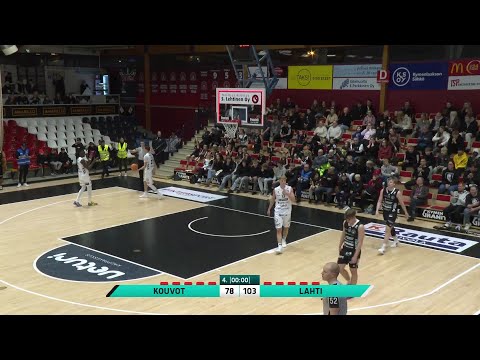 Kouvot vs. Lahti Basketball - Game Highlights