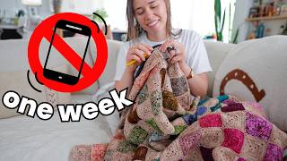 will a digital detox increase my knitting time?