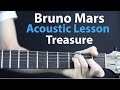 Bruno Mars - Treasure: Acoustic and Electric Guitar Lesson