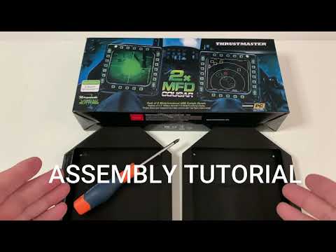DCS F/A-18C Hornet:Thrustmaster MFD+Adapter Box (DDI F18 ).( Left+Right )Assembly tutorial