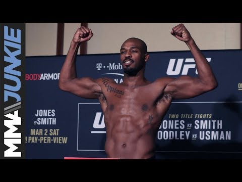 UFC 235 official weigh-ins live from Las Vegas