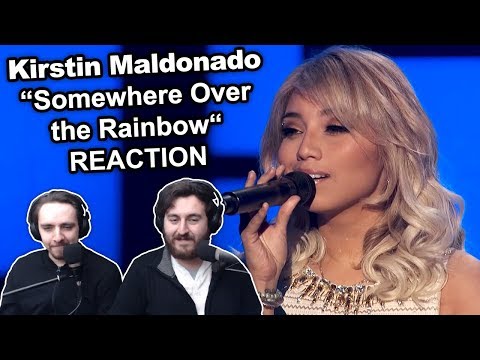 Singers Reaction/Review to "Kirstin Maldonado - Somewhere Over the Rainbow"