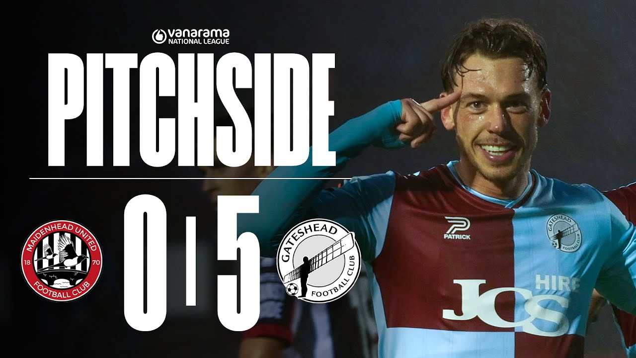 BTS as Heed bag five in huge away win! 👉🐸 | Maidenhead United 0-5 Gateshead | PITCHSIDE