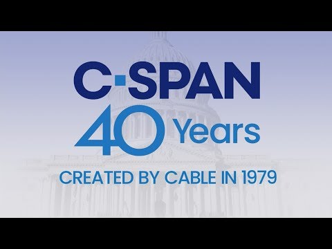 C Span 40 Years A Message From Our Founder