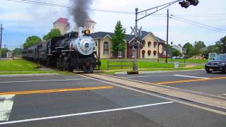 preview picture of video 'Black River and Western #60 departing Flemington'